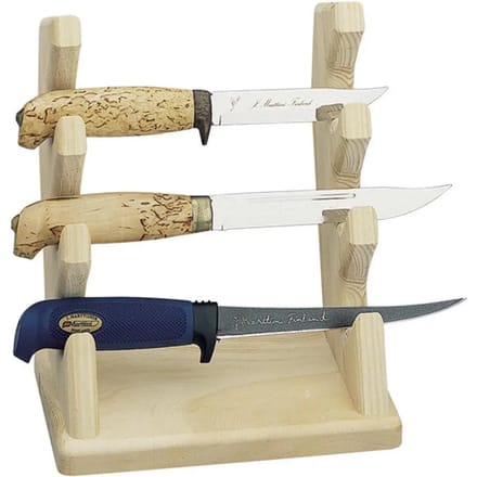 Houten houder voor 3 dolken Marttiini