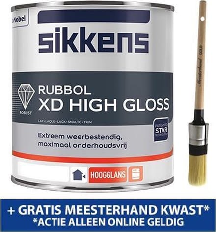 Sikkens Rubbol XD High Gloss 2,5 liter - Wit