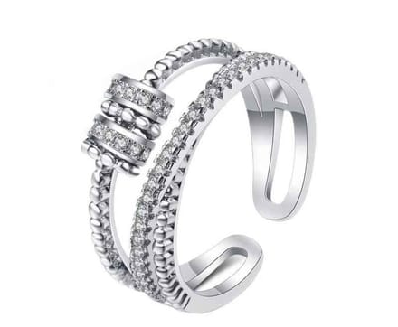 Fidget ring bling - Kraaltjes - Anti-stress - Anti-angst - Spinner ring