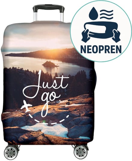 FEROCITY - Kofferhoes M (23"-26") Flexibel - Gemakkelijk schoon te maken - Polyester - Just Go