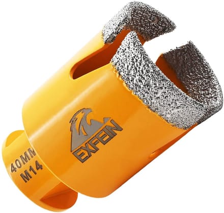 Diamant Tegelboor 40 mm Kroon M14 voor Tegel, Graniet en Marmer