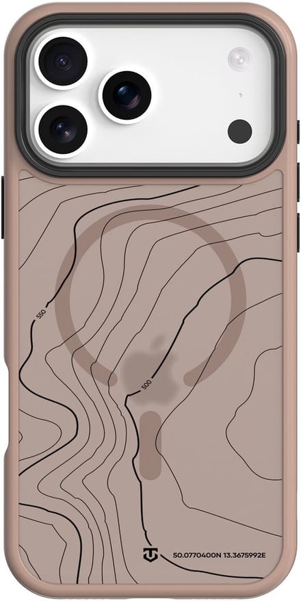 Tactical iPhone 17 Pro Max MagForce Hyperstealth Sika Cover – Hoesje met Losse Klikbare Knoppen – Mocha Mousse