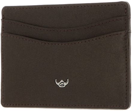 Golden Head Leren kaarthouder Valencia RFID Protect Kartenetui 4448 Bronze donkerbruin