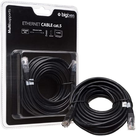 Bigben interactive GACC2799 - Cat 5 UTP-kabel - RJ45 - 10 m - Zwart