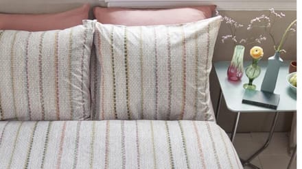 Ariadne at Home Soft Lines dekbedovertrek - Tweepersoons - 200x200/220 - Gebroken wit