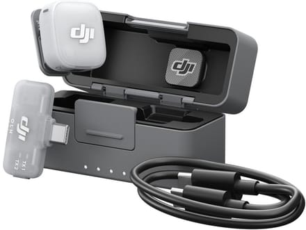 DJI Mic Mini 2 Single Mobile Ontvanger + Oplaadcase (voor DJI Mic & Mic Mini Series)