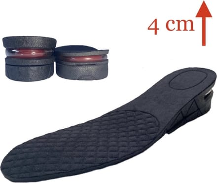 Verhogende inlegzolen - Verstelbaar - 2.5 CM - Unisex (Hakverhoger - Dikke zool)