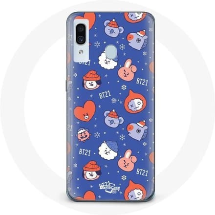 Coque pour Samsung Galaxy A20e BTS Bangtan Sonyeondan BT21 Noël 2023