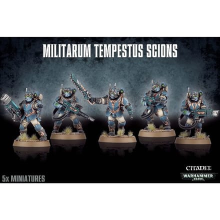 Beeldje Games Workshop Warhammer 40k - Astra Militarum Tempestus Scions Squad / Scions Squad