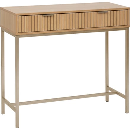 5five® Sidetable Tasso / Consoletafel met dubbele Laden - Bruin