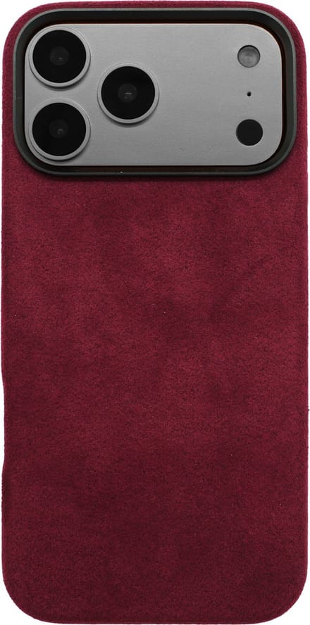 iPhone 17 Pro Max - Alcantara Case | Ruby Red