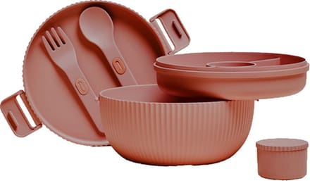 ECO Dinner Set Bruin - Lunchboxen