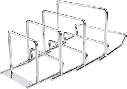KitchenCraft MasterClass Smart Space Uitklapbaar Pannenrek / Houder voor Steelpandeksels - ‎15,5 x 12,1 x 12 Centimeter