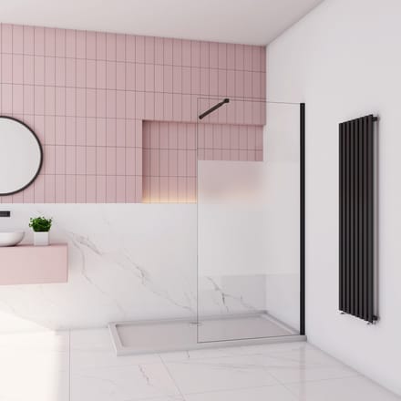 Inloopdouche 70x200cm,8mm NANO EasyClean veiligheidsglas,73-120cm Stabilisatiestang,
