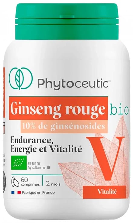 Phytoceutic Rode Ginseng Organic 60 Tabletten