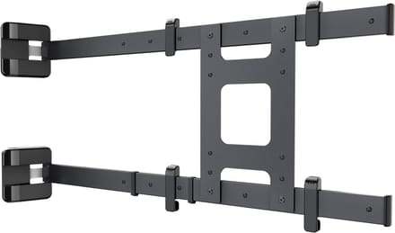 Meliconi - Flag TV, muurbeugel wendbaar, voor 49"-75" TV, zwart