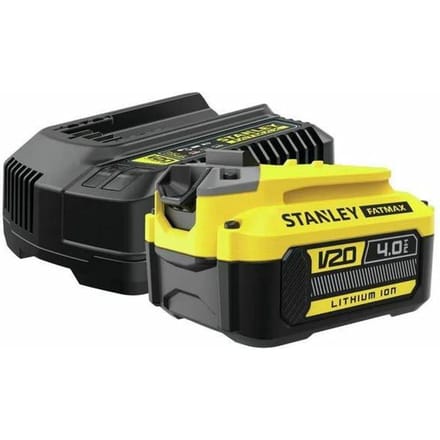 STANLEY FATMAX V20 18V Startset met 4.0Ah accu en 4A lader SFMCB14M1-QW