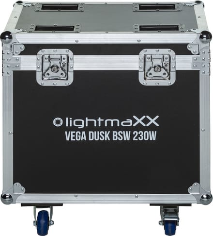 lightmaXX TOUR CASE 2x VEGA Dusk BSW - Case voor moving head
