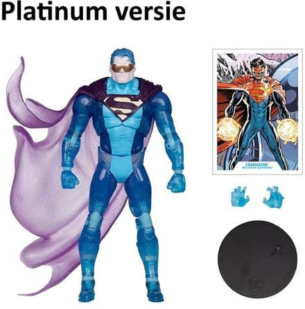 McFarlane Toys Return of Superman DC Multiverse Action Figure Eradicator (Platinum Edition) 18 cm Action Figuur