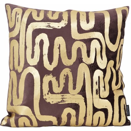 NOVÉE Sierkussen naja marron | 45 x 45 cm | velvet/viscose