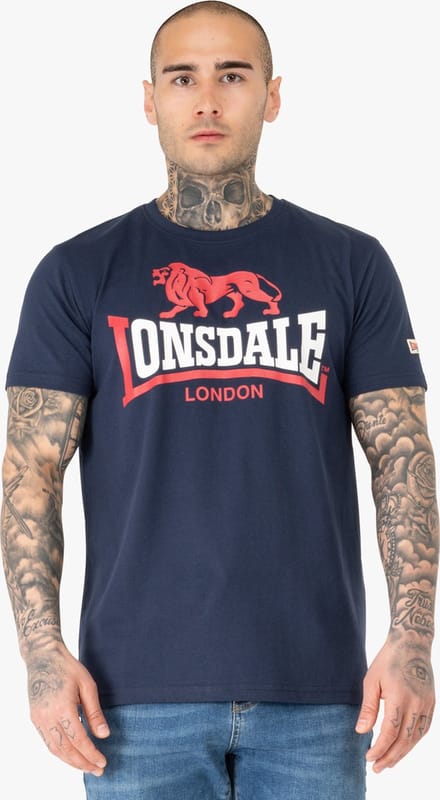 Lonsdale Lion Two Tone heren T-shirt regular fit