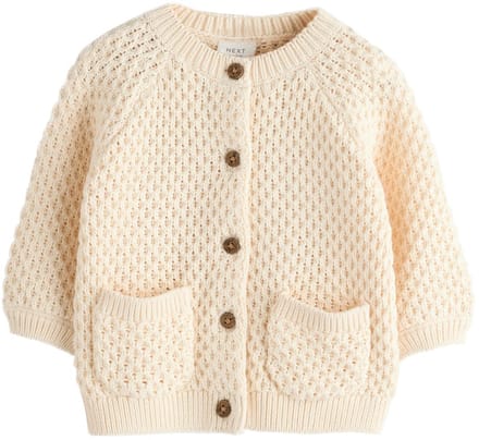 Next - Meisjes - Geborduurd vest - Crème