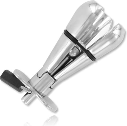 Spreidende RVS Anker Buttplug met Slot - Asslock - The Junior