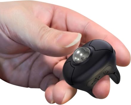 HEZIVO® Trackball Muis - Ergonomisch - Vinger Ring - Draadloos