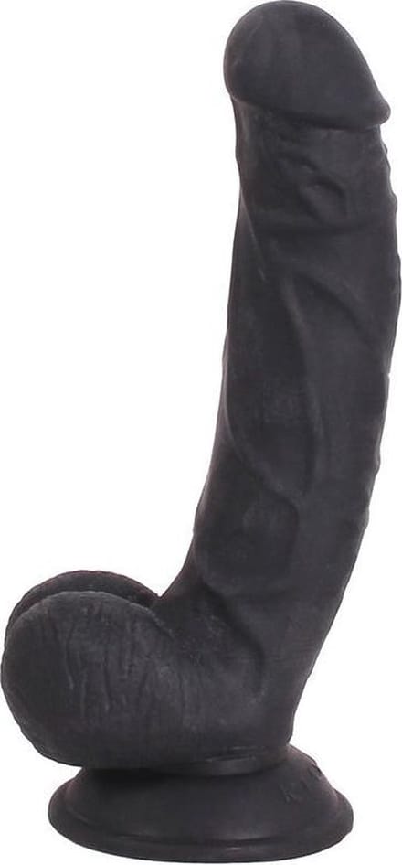 Kiotos Cox - Dildo 22 x 4 cm - Zwart