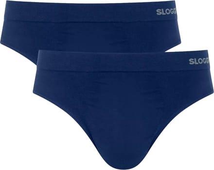 Sloggi Men GO Smooth Brief - heren slip (2-pack) - donkerblauw
