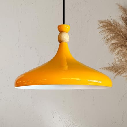 Bamyum Champion Hanglamp Industrieel Metaal Ø35 cm, Vintage Hanglamp, E27 Pendellamp