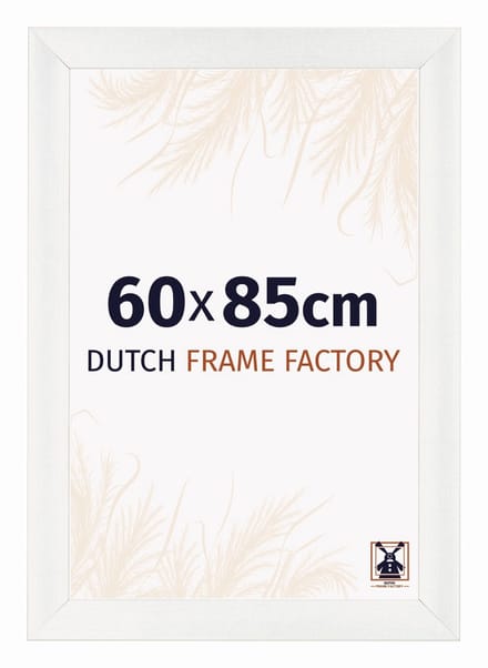 Fotolijst 60x85 cm - MDF - Wit Geveegd - Praag