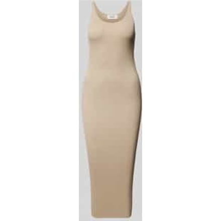 Midi-jurk in riblook, model 'JUNIPER'