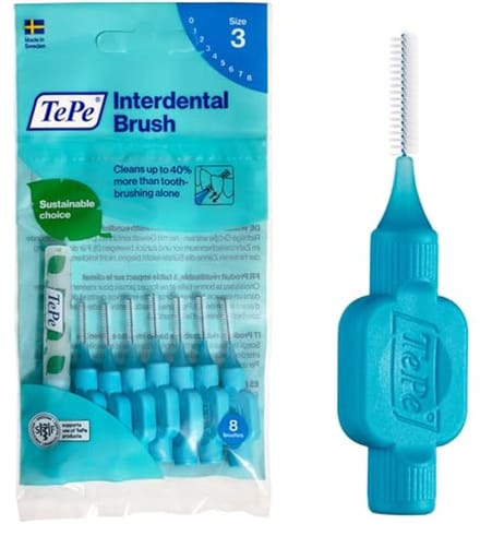 Interdental Borstel 0.6mm - Efficiënte Plaque Verwijdering Tussen Tanden en Molaren - 8 Stuks