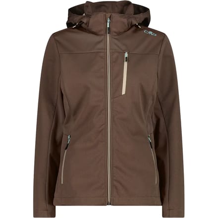 Waterproof Softshell Jack met Afneembare Capuchon Dames CMP