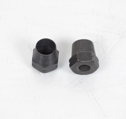 paar spiegelmoeren diameter 8mm steek 125 voor motor scooter nieuw