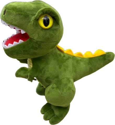 Dotti Bear & Friends - Dinosaurus pluche - 20 cm - Dino Groen Knuffel