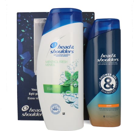 Head & Shoulders Hey Handsome Cadeauset - Mentol Fresh-Sport