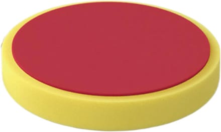 Wax Applicator Pad - Polijstkussen - Auto Onderhoud - Dubbele Laag - 15x15x2.5 cm - Geel