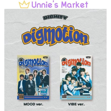 DIGNITY - DIGMOTION 1er Mini Album(HUMEUR Ver., VIBE Ver.) RANDOM VER. blue