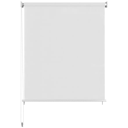 vidaXL - Rolgordijn - voor - buiten - 245(B)x140(H) - cm - wit