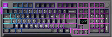 PREYON SILENT CLAW BROWN - Gaming Toetsenbord - Gateron Pro 3.0 - RGB & LCD - Tri-Mode Draadloos - Gasket Mount