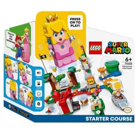 LEGO 71403 Super Mario Avonturen met Peach startset, Speelgoed voor Kinderen van 6+ Jaar