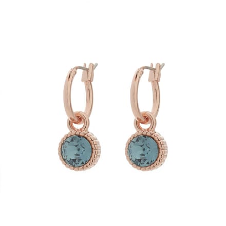 BIBA 8923 Oorhangers rosé Indian Sapphire