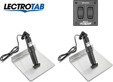 Lectrotab 12 Volt RVS Trimplaten XKAF9X30