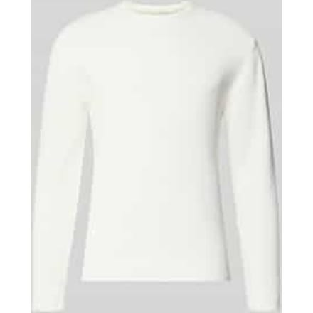 regular fit gebreide pullover van katoenmix
