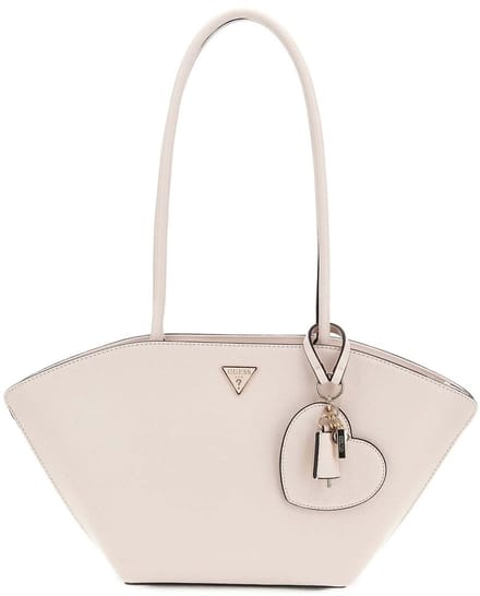 GUESS schoudertas Bolena Shoulder Satchel Bag Stone crème