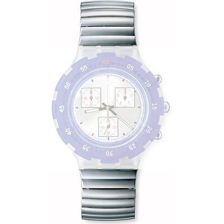 Swatch Plastic - Aquachrono - SB ASBK117A SBK117 Blue Ring Large band