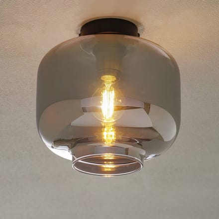 Näve Glas-plafondlamp Vaso