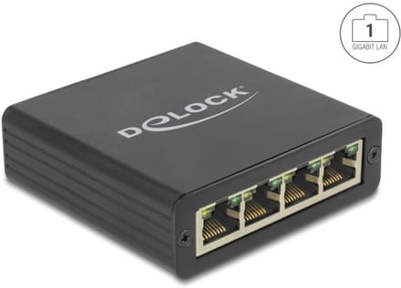 Delock Adapter USB 5 Gbps to 4 x Gigabit LAN